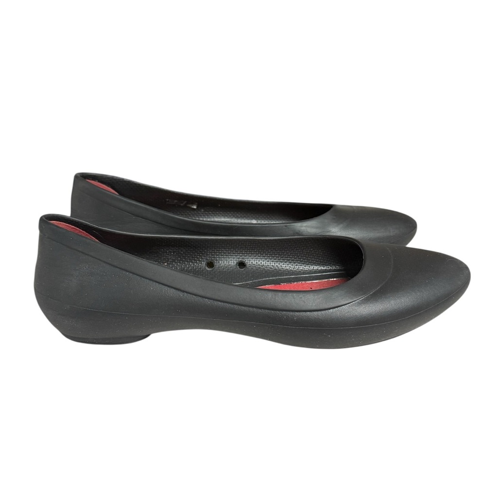 CROCS Black Flats